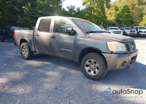2005 Nissan Titan Xe из США, поврежденный, VIN 1N6AA07B35N555993